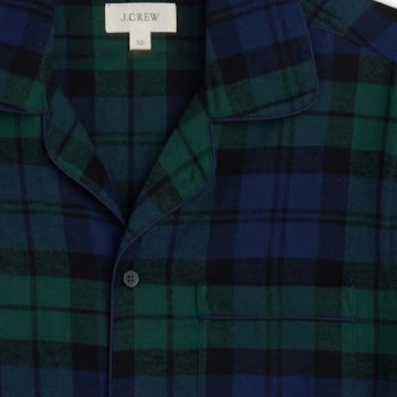 J. CREW FLANNEL PLAID PAJAMA SET - Picture 6 of 8